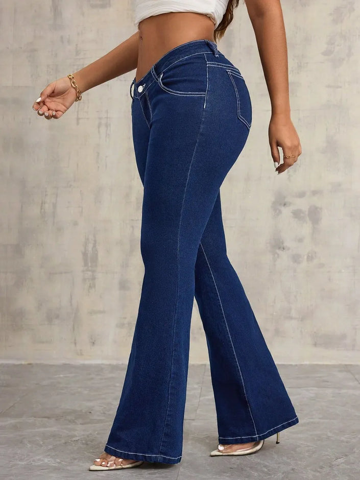 Denim Jeans Dark Blau
