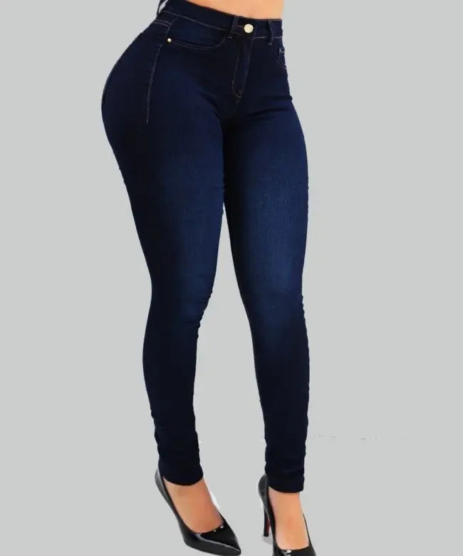 Skinny Jeans de Cintura Alta