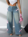 Deninm Jeans Pink Bow
