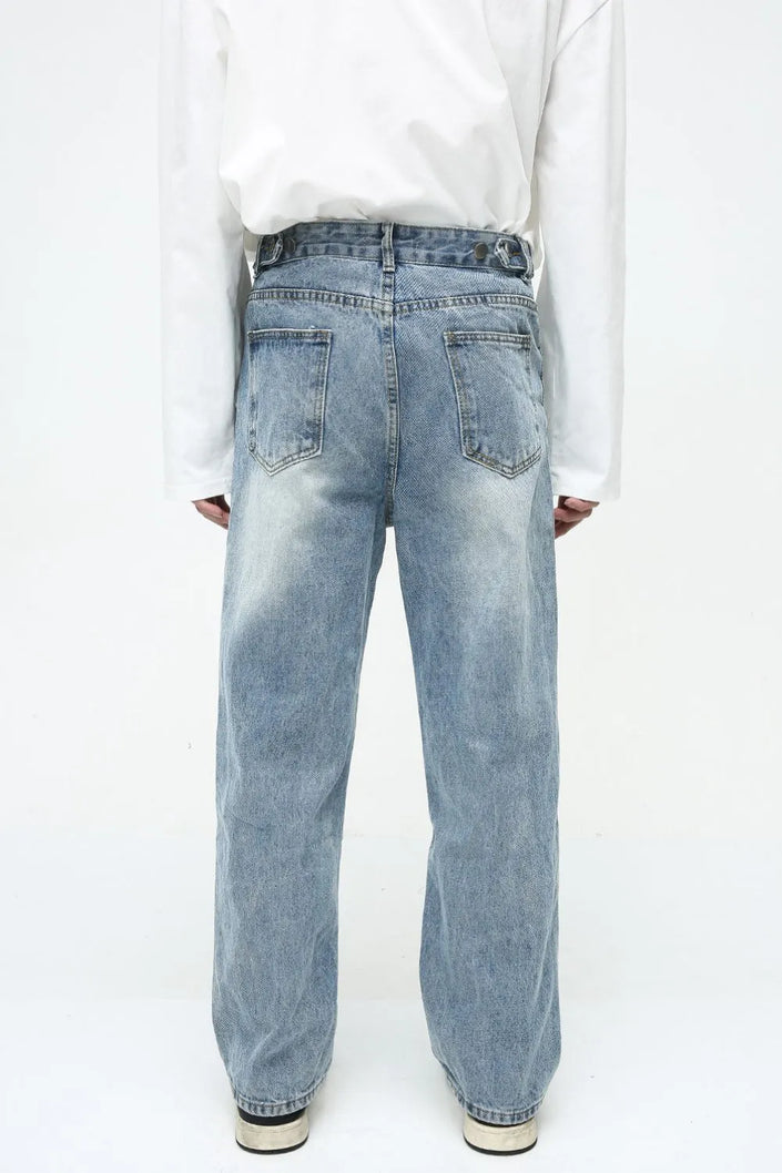 Men Washed Jeans