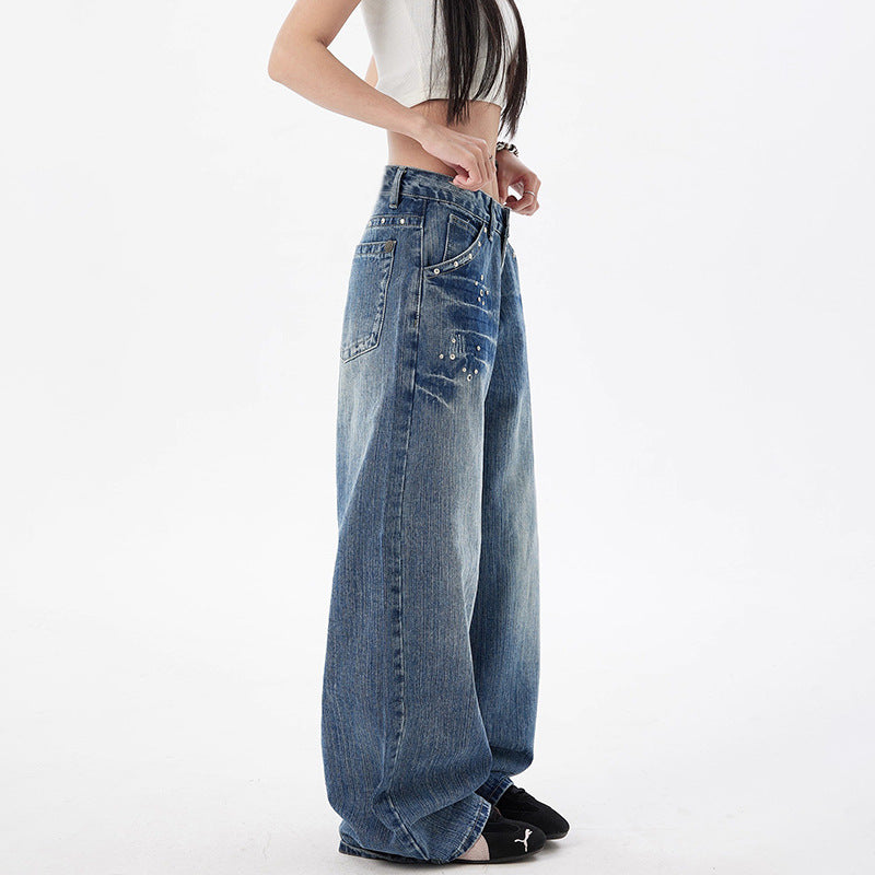 Retro Wide Leg Jeans