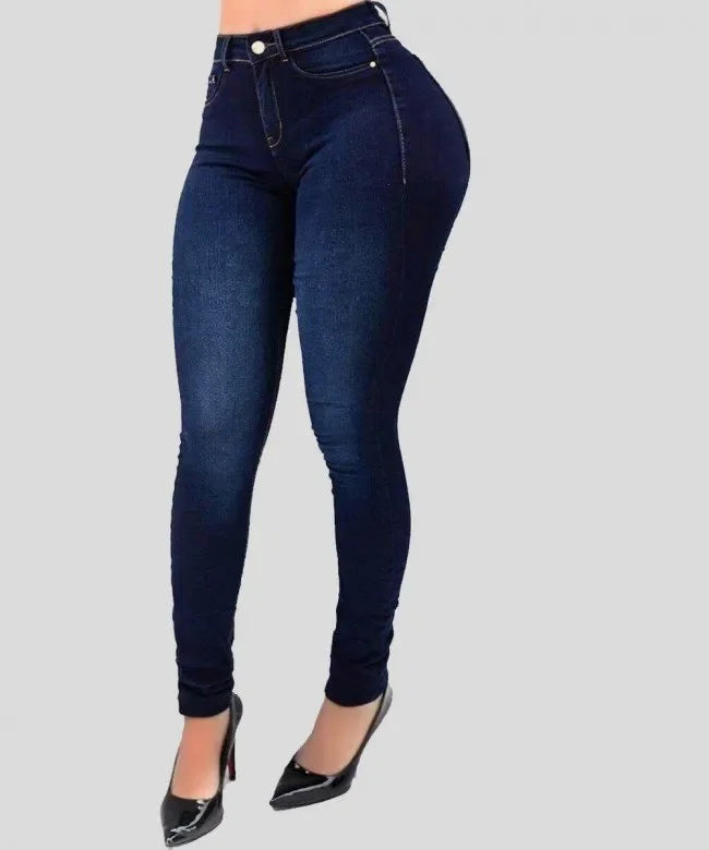 Skinny Jeans de Cintura Alta