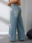Deninm Jeans Pink Bow