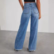 Denim Jeans Primavera Blau