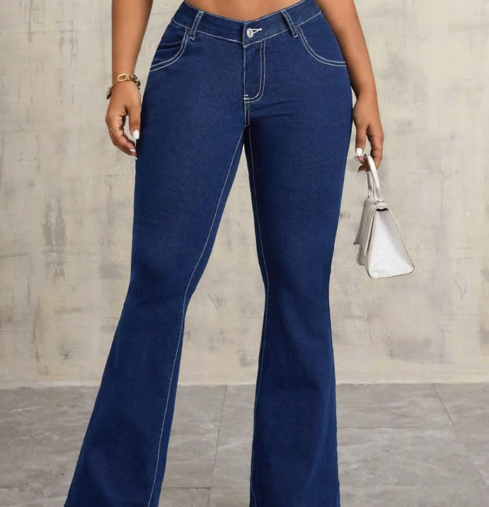 Denim Jeans Dark Blau