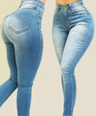 Skinny Jeans de Cintura Alta