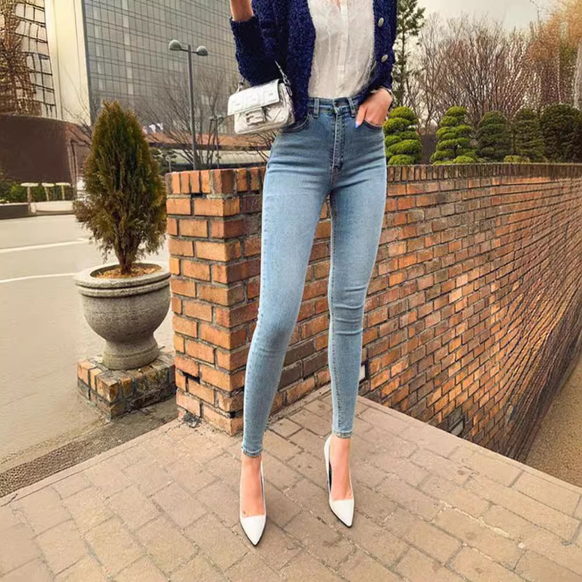 Skinny Jeans Blau Season